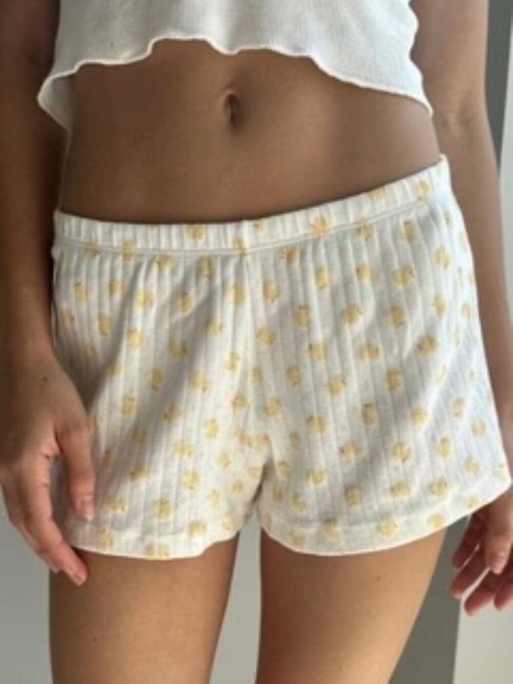 Brandy Melville Duck tank top and shorts SET. New size xs/s